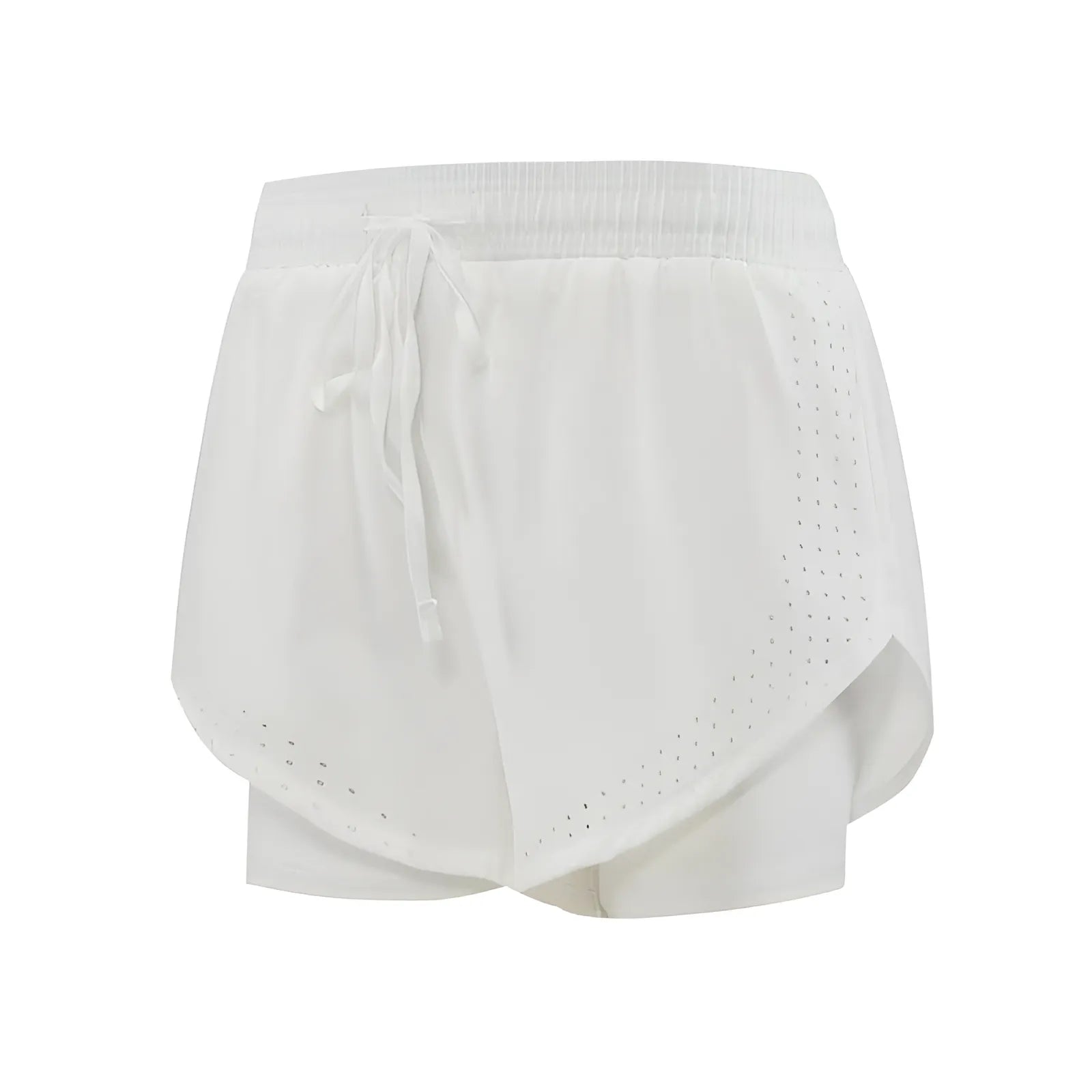 White Sports Shorts