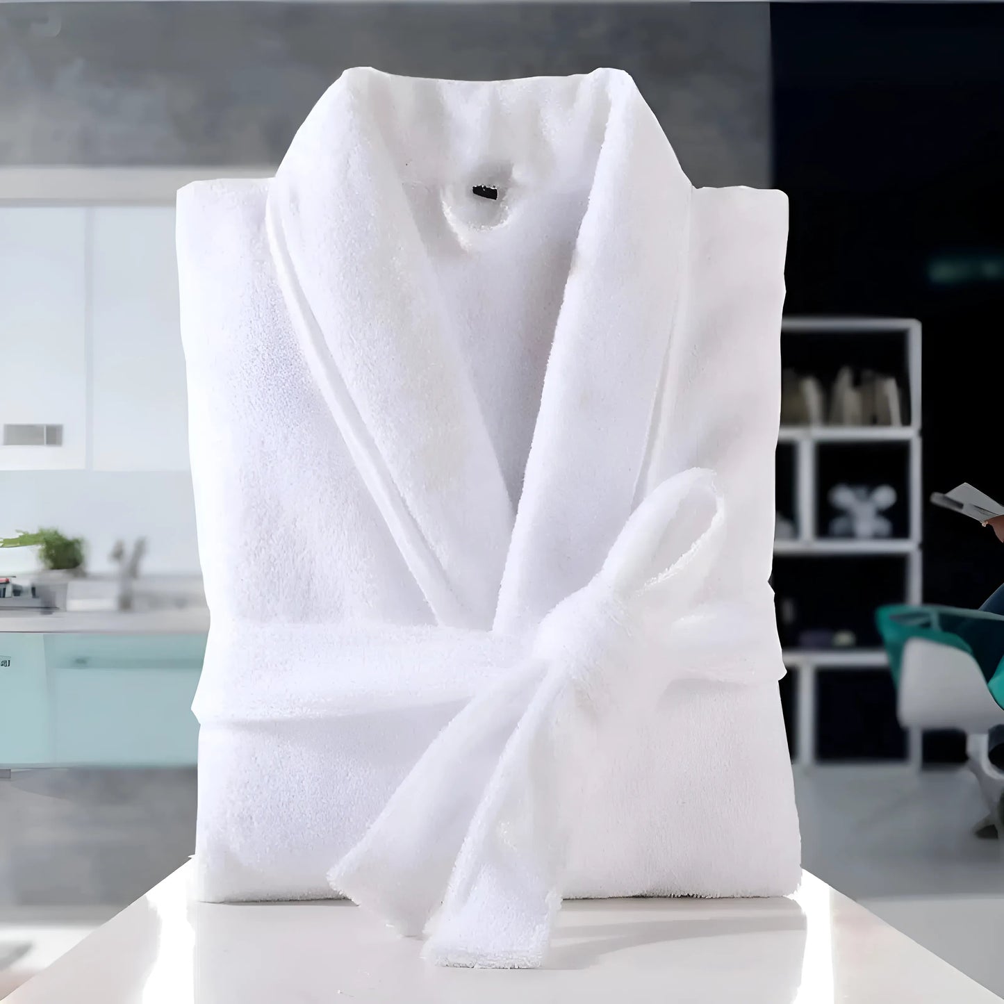White Women's Cotton Robe