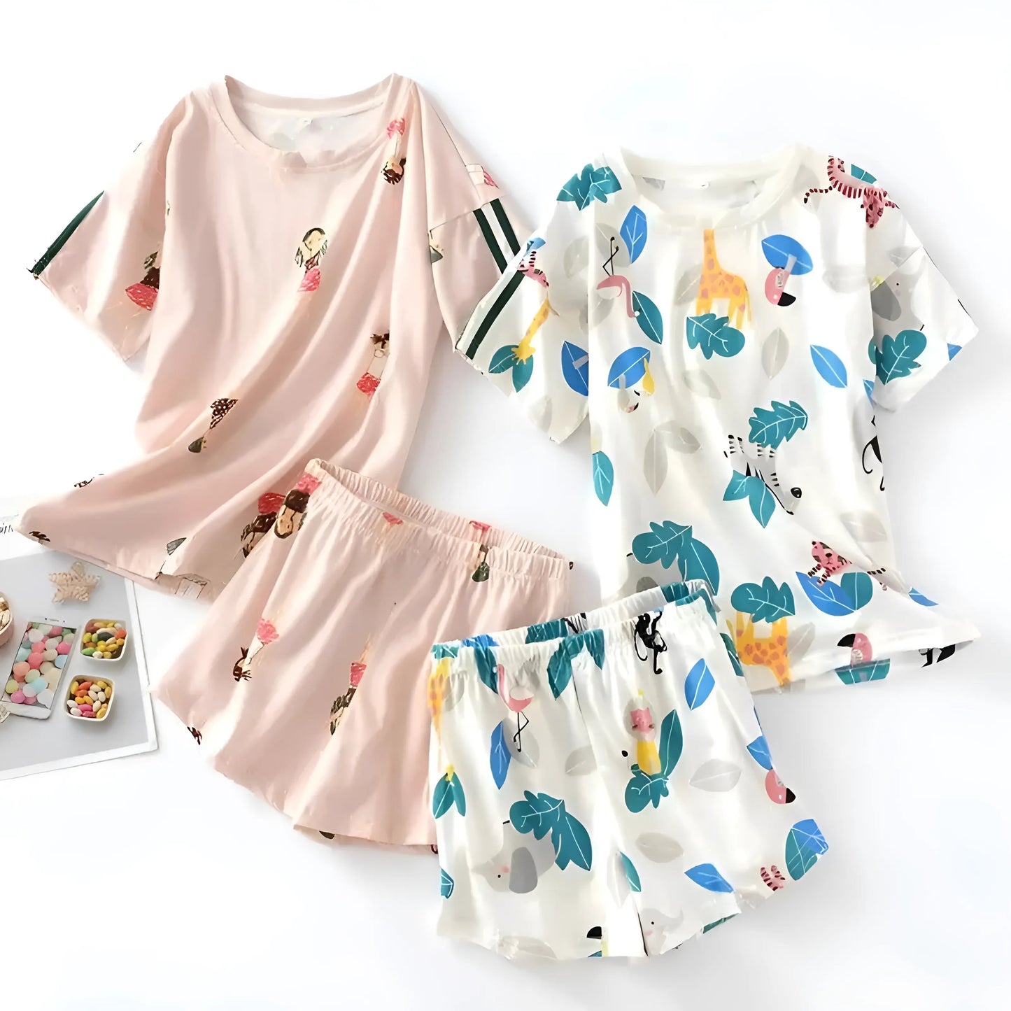 Women's Doodle Print Pyjamas