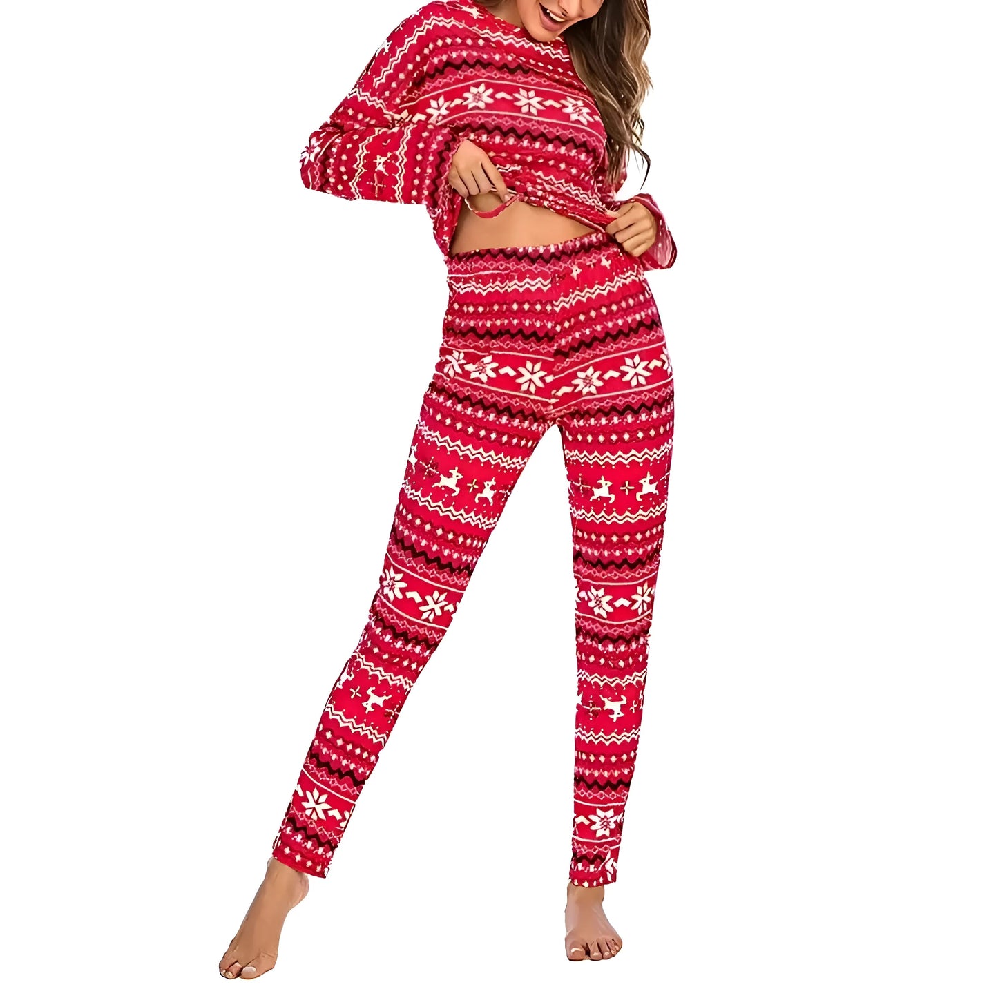 Women's Long Christmas Pyjamas