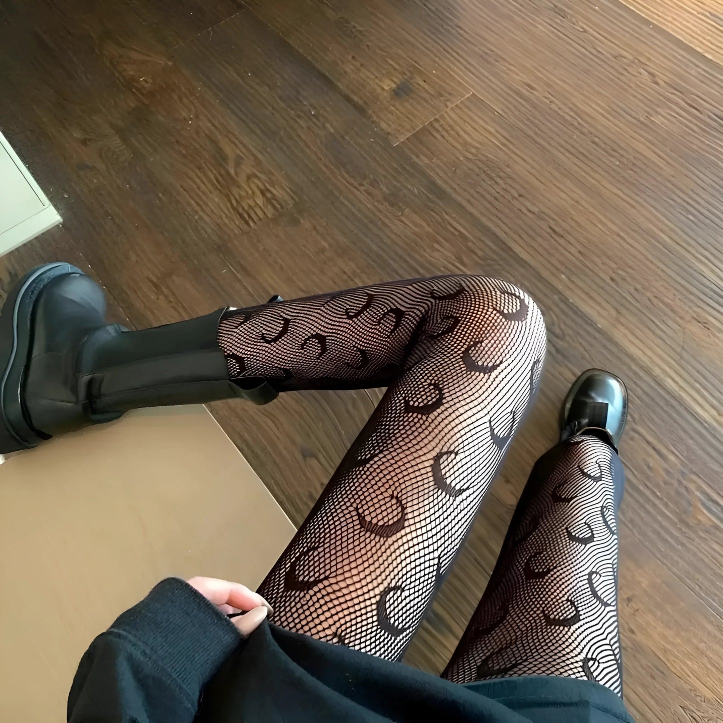 Women's Moon Print Tights