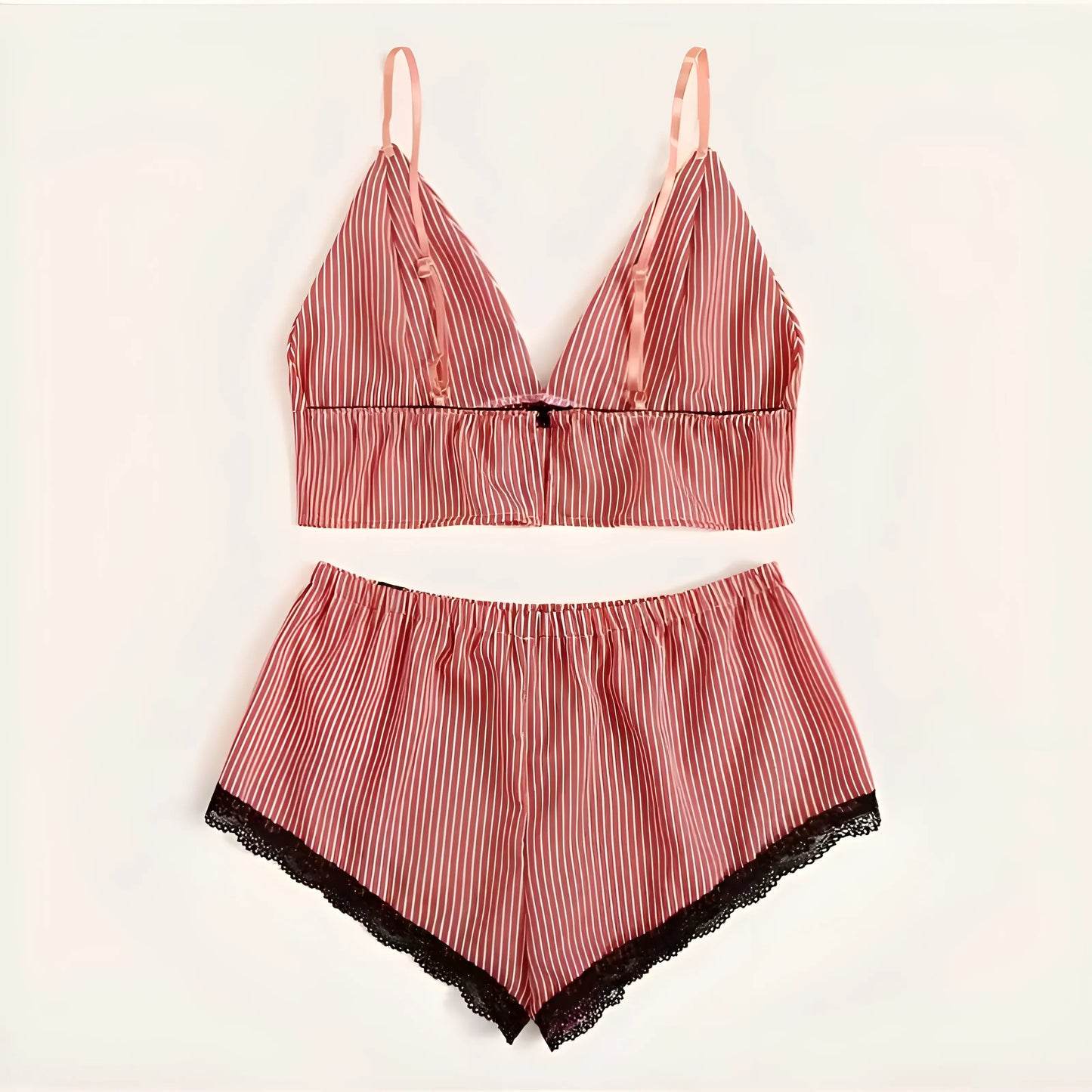 Women's Pyjama Set with Cropped Top