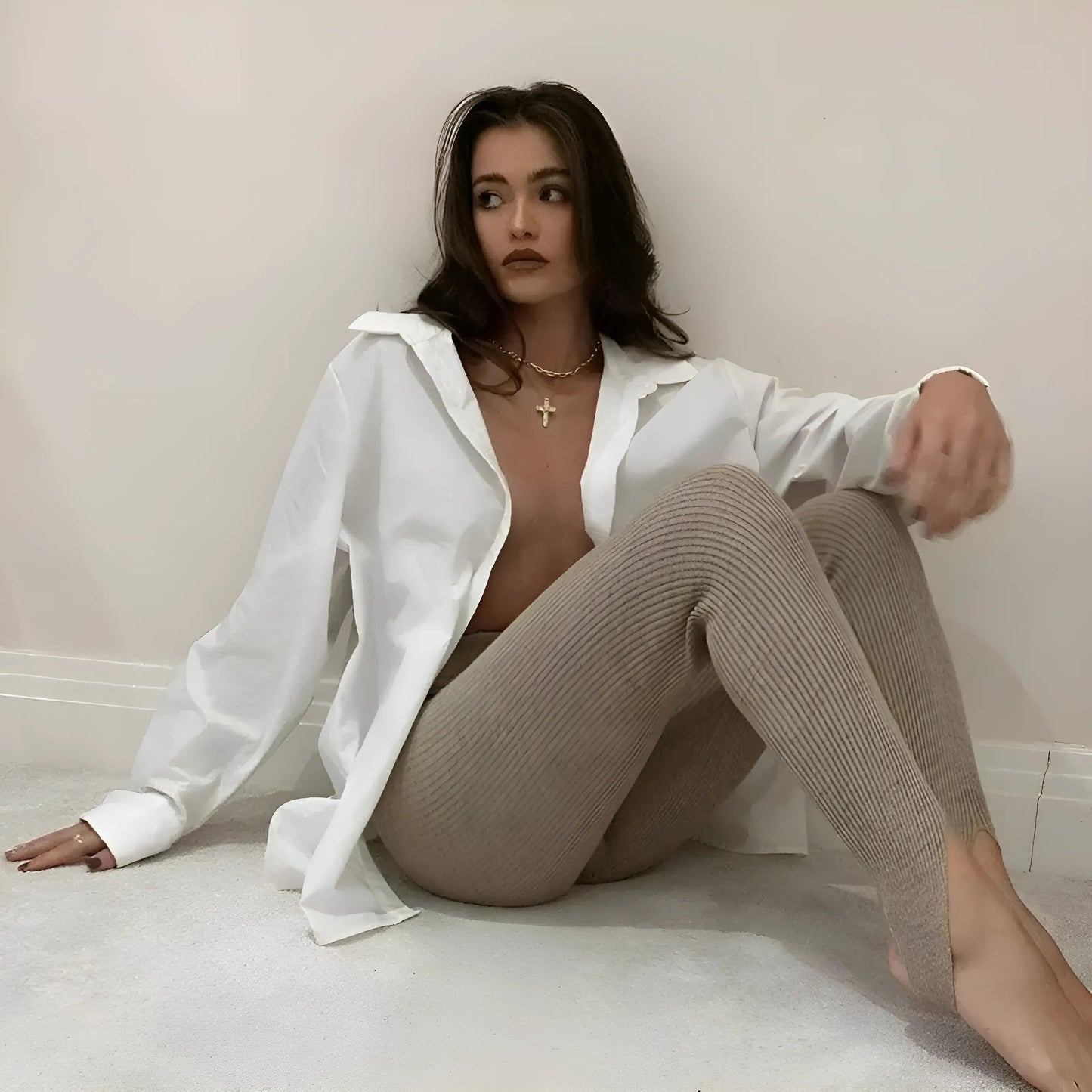 Women's Ribbed Leggings