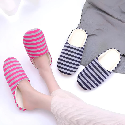 Women's Striped Slippers