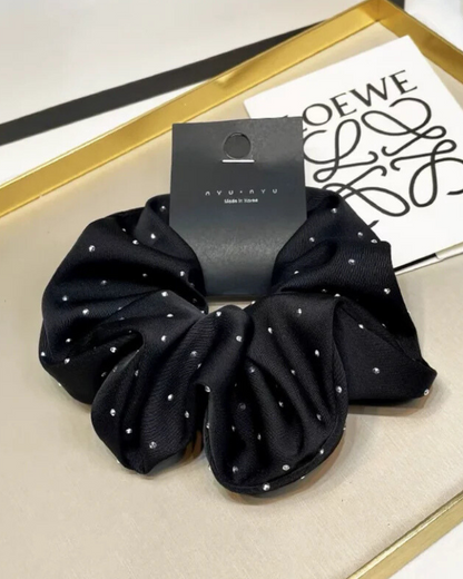 Shimmering Scrunchie Hair Tie