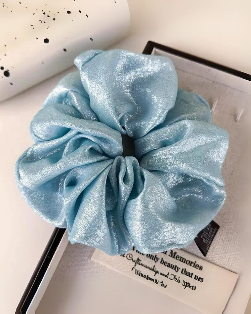 Shiny Scrunchie Hair Tie