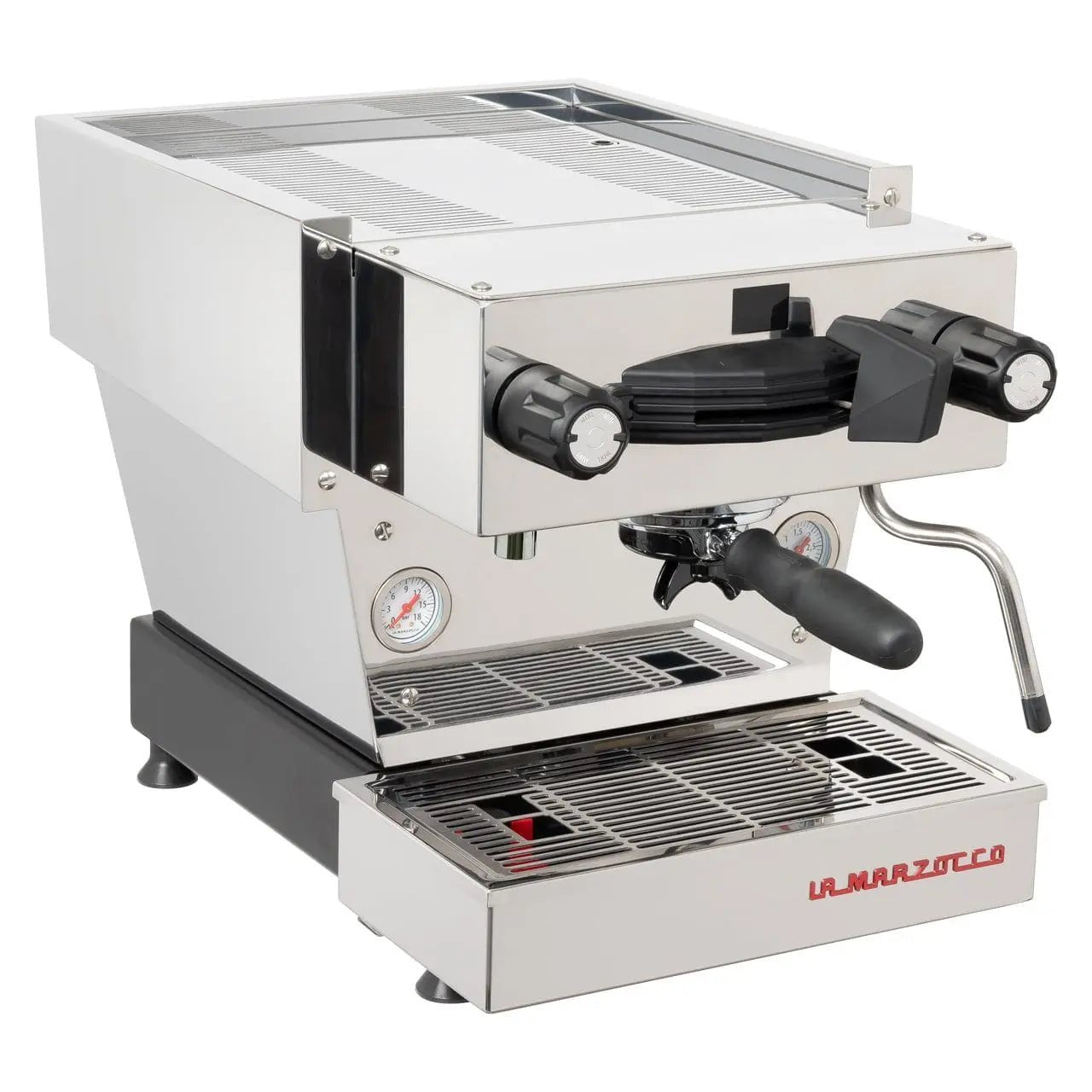 La Marzocco Linea Mini Espresso Machine – White / Walnut Accents