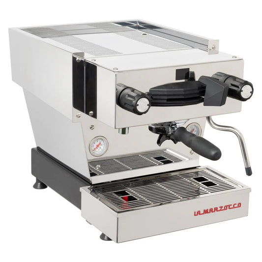 La Marzocco Linea Mini Espresso Machine – White / Walnut Accents