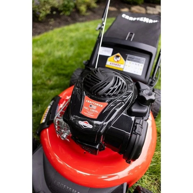 CRAFTSMAN M110 140-cc 21-in Push Gas Lawn Mowers.