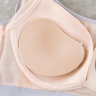 Push-up inserts with a silicone, adhesive part