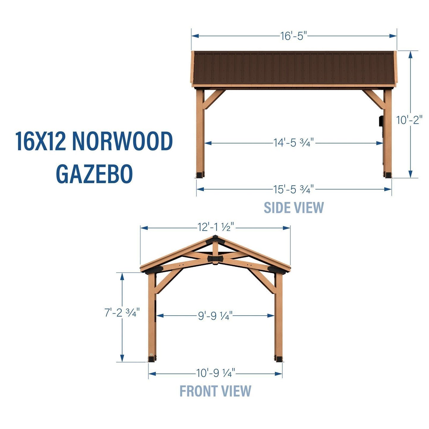 16×12 Norwood Gazebo