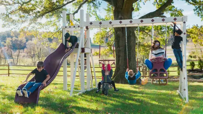 Honey Bear Hangout Swing Set
