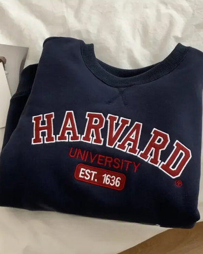 Oversized Crewneck Sweatshirt Harvard University