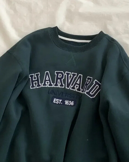 Oversized Crewneck Sweatshirt Harvard University