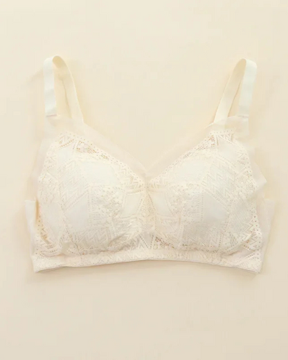 Soft lace and mesh bralette