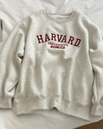 Oversized Crewneck Sweatshirt Harvard University