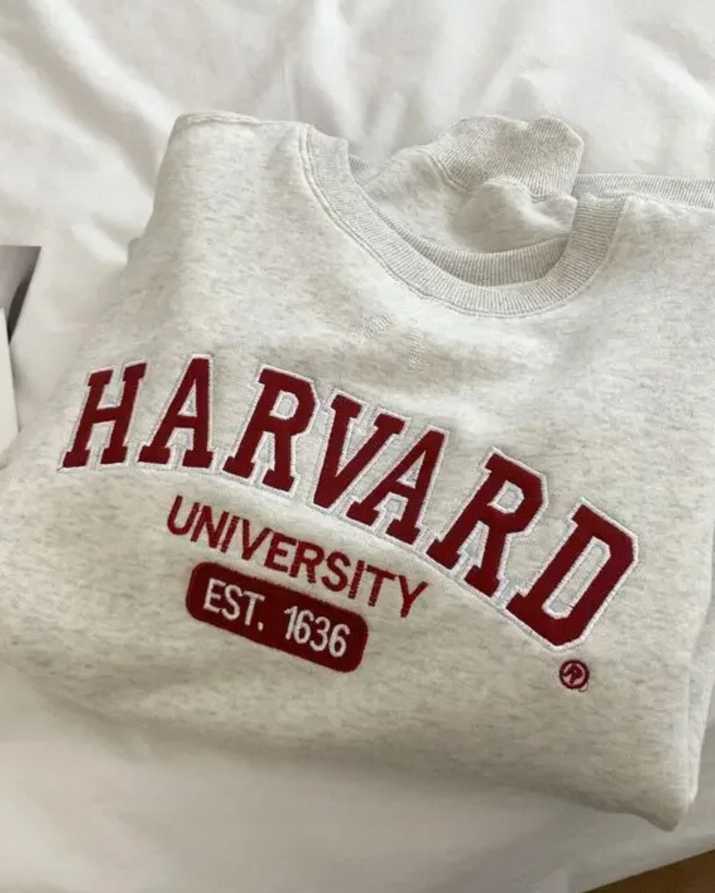 Oversized Crewneck Sweatshirt Harvard University