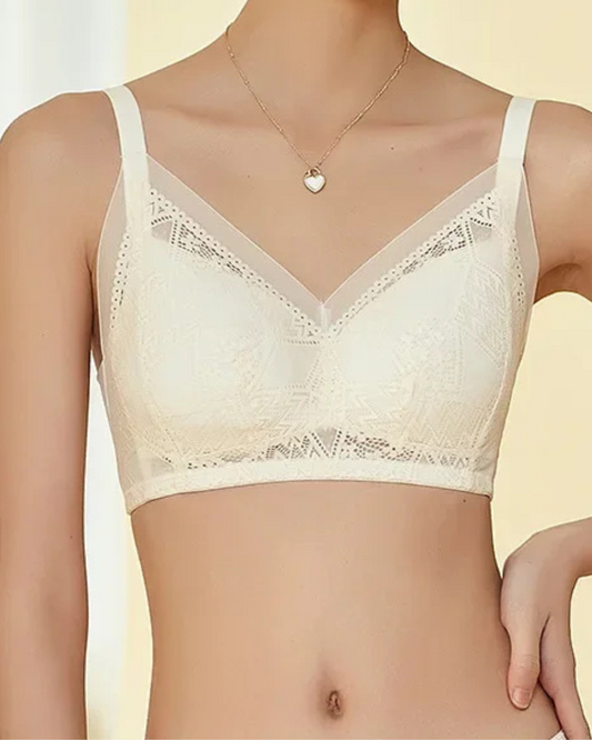 Soft lace and mesh bralette