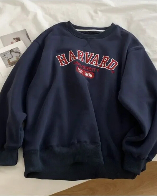 Oversized Crewneck Sweatshirt Harvard University