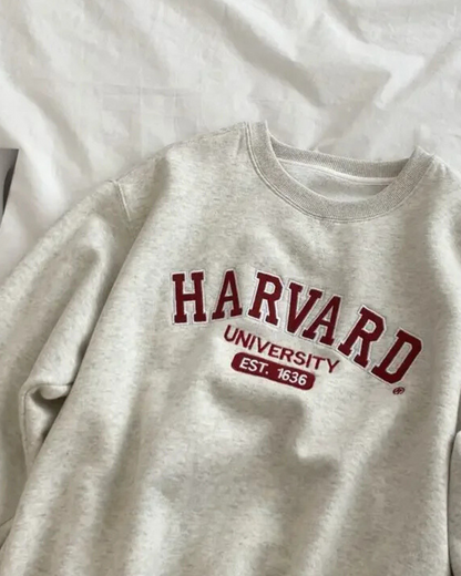 Oversized Crewneck Sweatshirt Harvard University