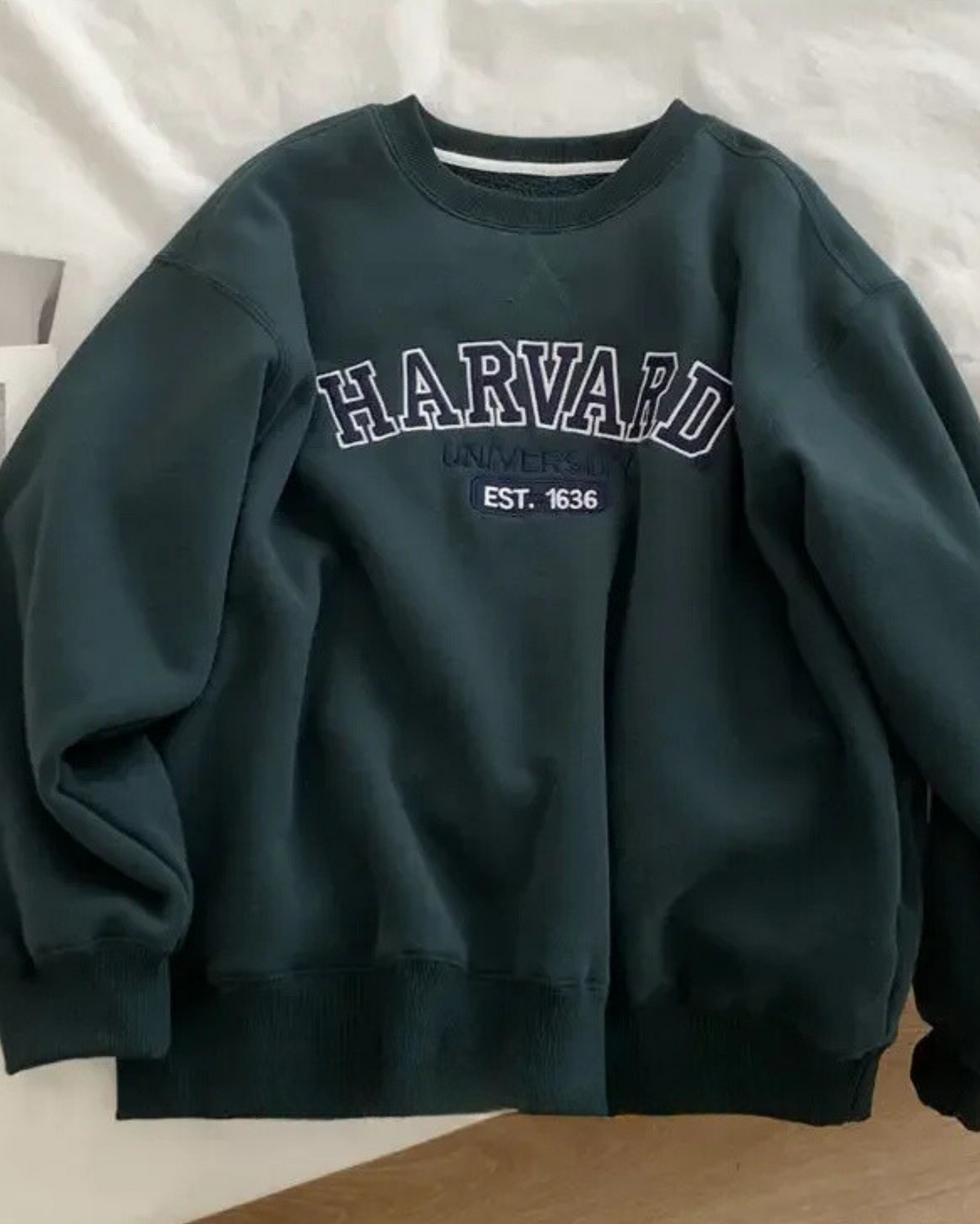 Oversized Crewneck Sweatshirt Harvard University