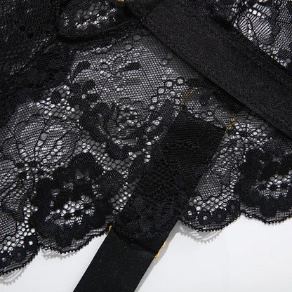 Body with a suspender belt