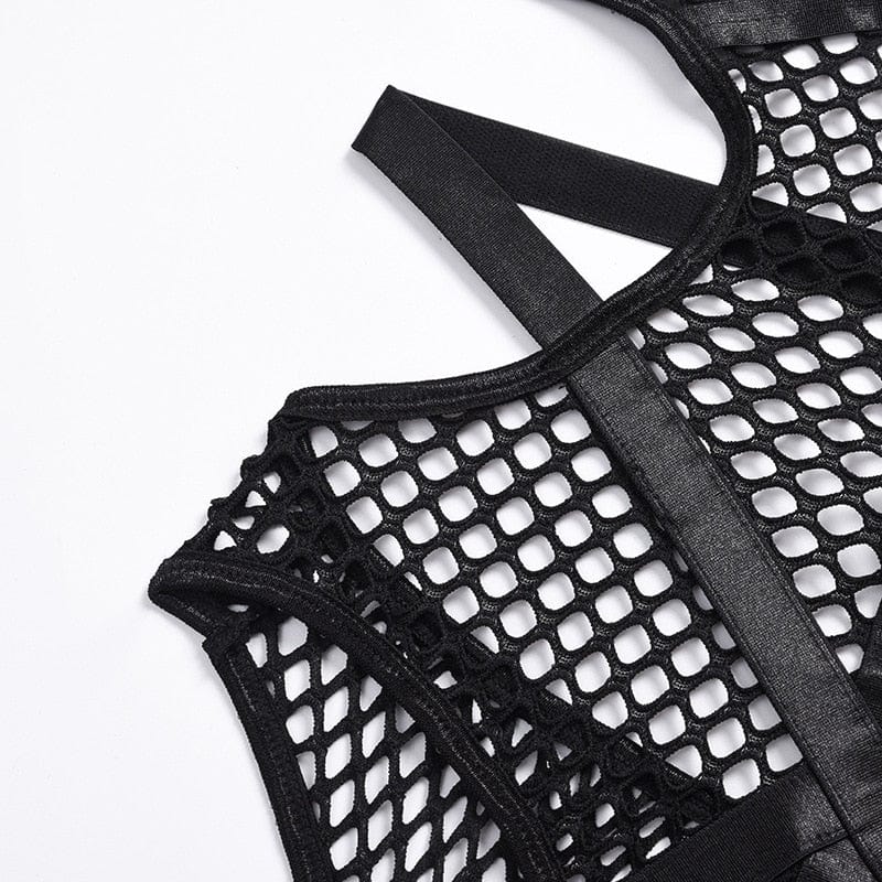 Body with sheer eyelets