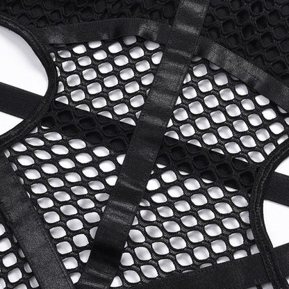 Body with sheer eyelets