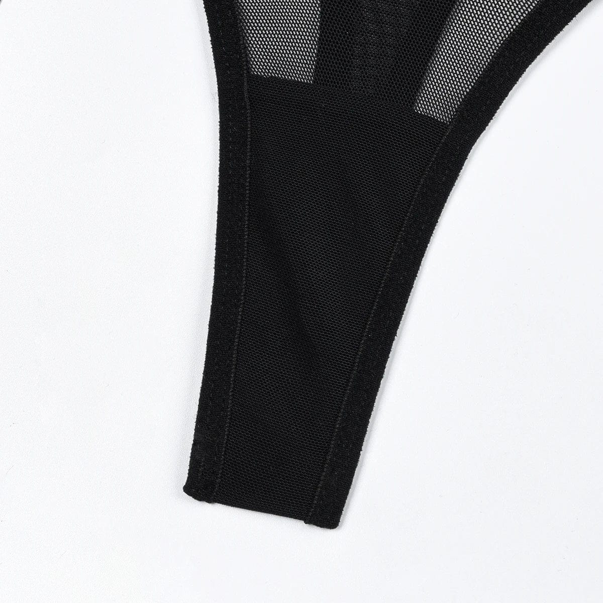 Lingerie set with cut-outs at the bust