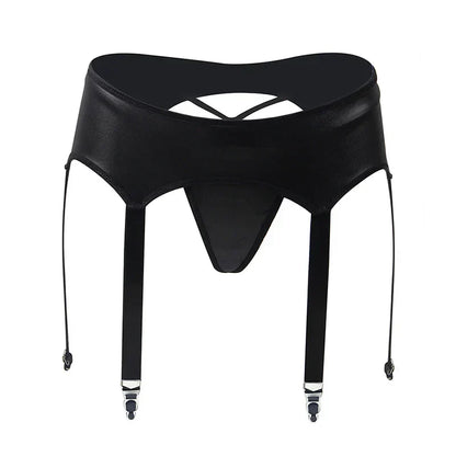 Suspender belt adjustable with hooks