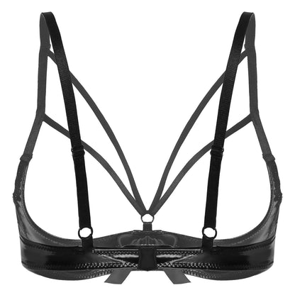 Open cup bra