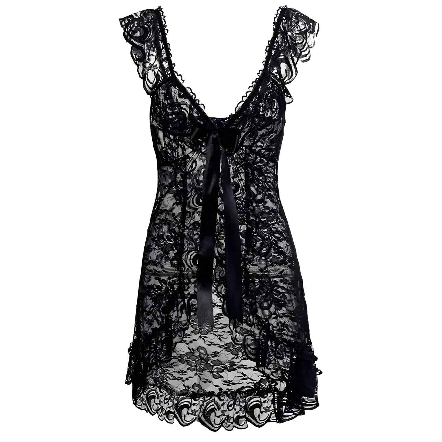 Nightdress with Under-Bust Split