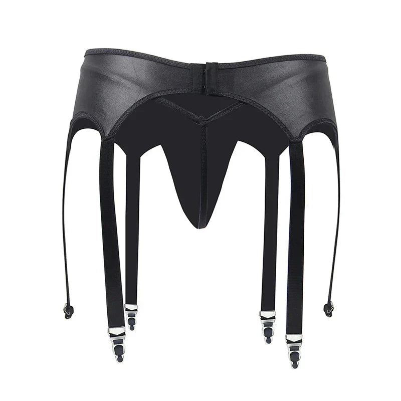 Suspender belt adjustable with hooks