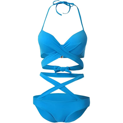 Two-Piece Swimsuit with Straps