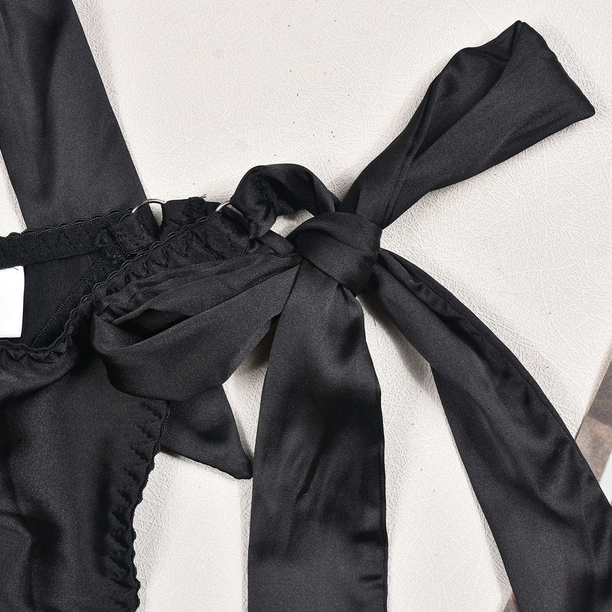 Lingerie set with decorative bows
