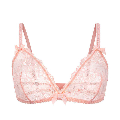 Lace bra with adjustable straps