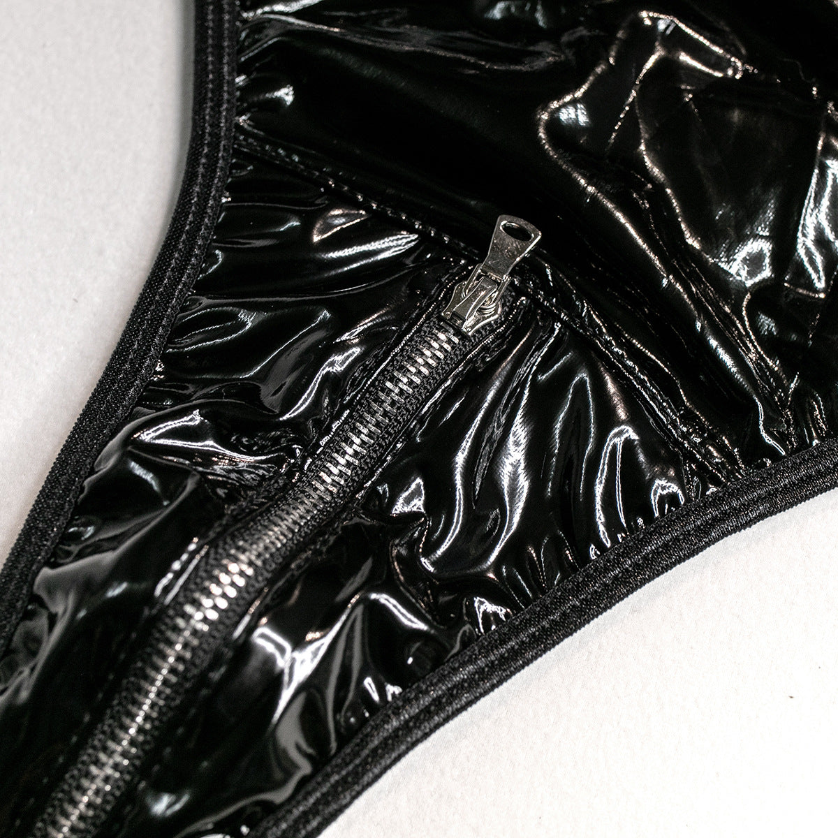 Latex body with a suspender belt
