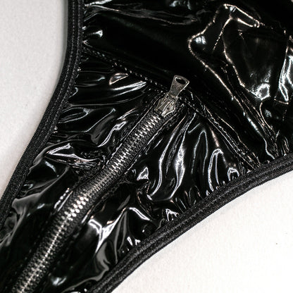 Latex body with a suspender belt