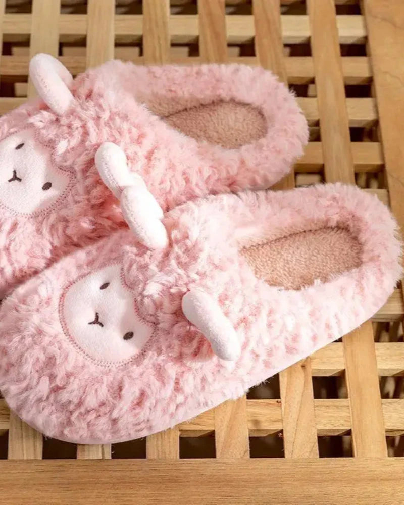 Fluffy Sheep Slippers