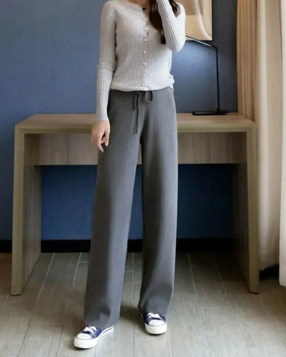 Soft Wide-Leg Trousers