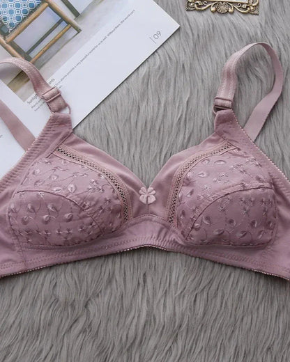 Soft lace bra
