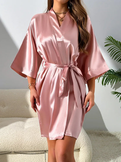 Satin pyjama set