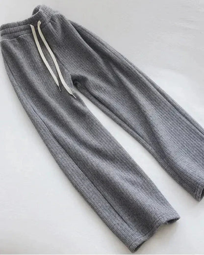 Comfortable Warm Joggers with Wide Legs