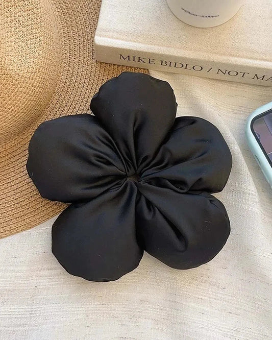 Flower-Shaped Hair Scrunchie