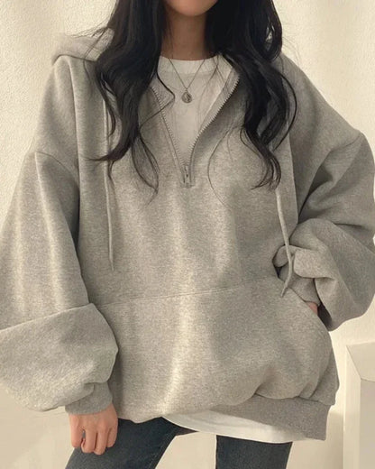 Oversized Hoodie with Hood