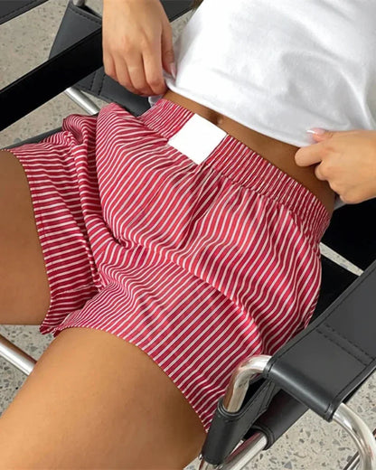 Comfortable Striped Shorts