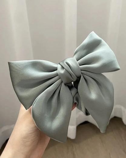 Satin Hair Scrunchie with Bow