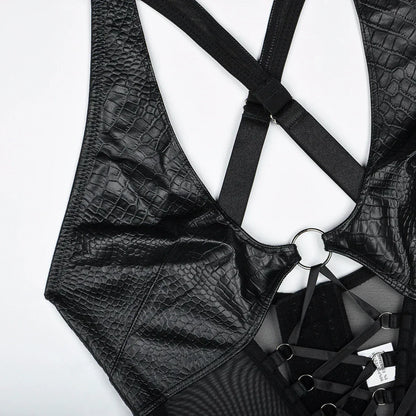Lingerie set with a decorative skirt