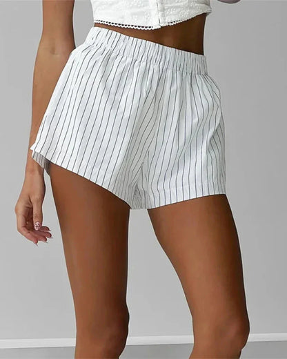 Comfortable Striped Shorts