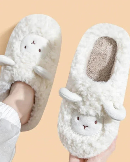 Fluffy Sheep Slippers